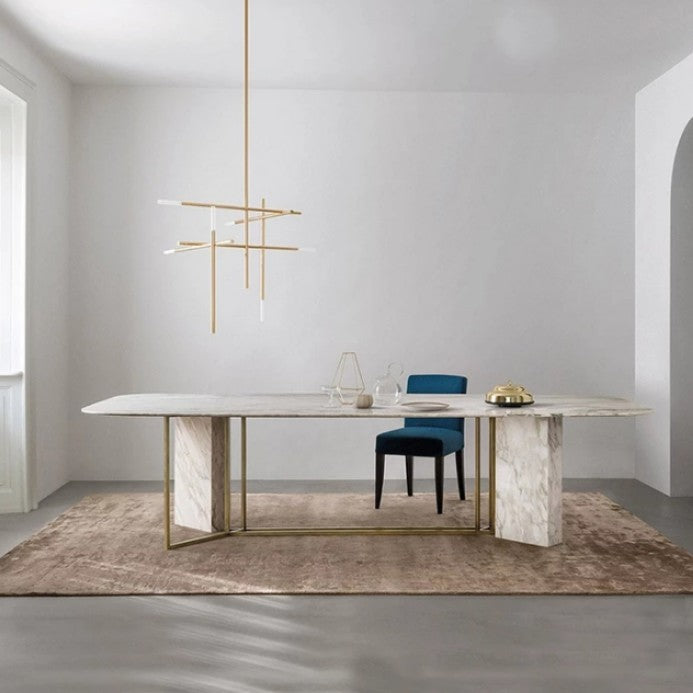 VIDA Contemporary Marble Dining Table