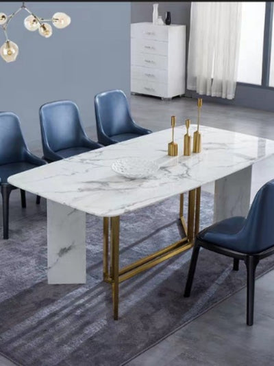 VIDA Contemporary Marble Dining Table