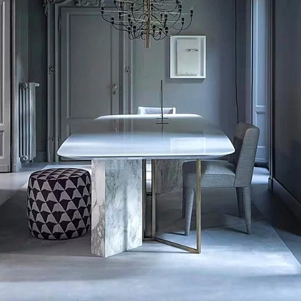 VIDA Contemporary Marble Dining Table