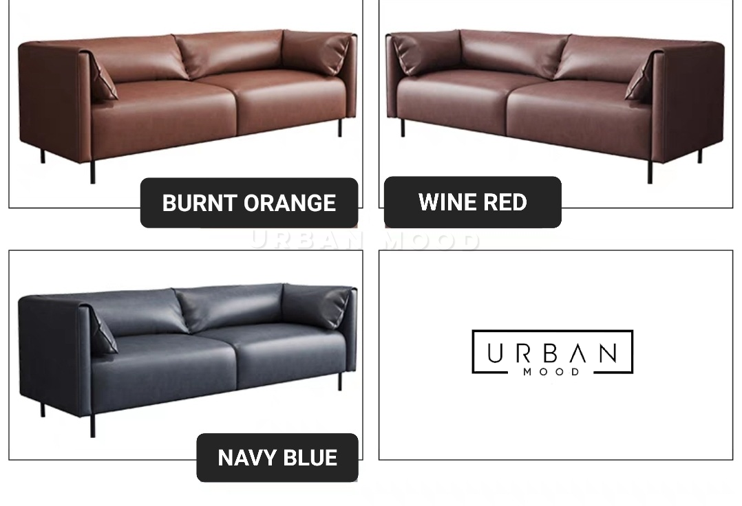 WILLOWS Modern Leathaire Sofa