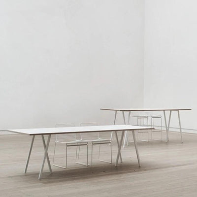 YASUMI Minimalist Ultra Slim Wooden Dining Table